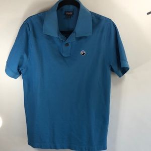 Organic Patagonia Blue Polo